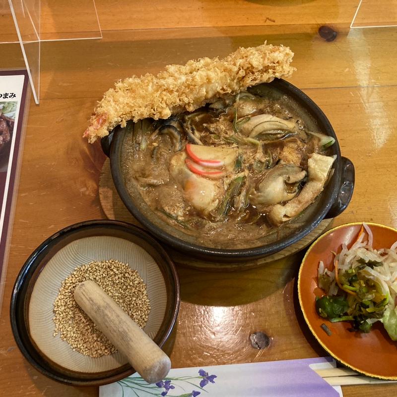 宮島牡蠣入り味噌煮込み(うどん光葉 )