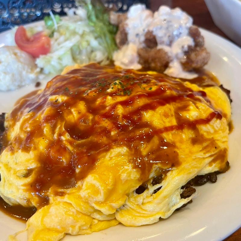 オムえびめしチキン南蛮プレート (えびめしや 青江店 )