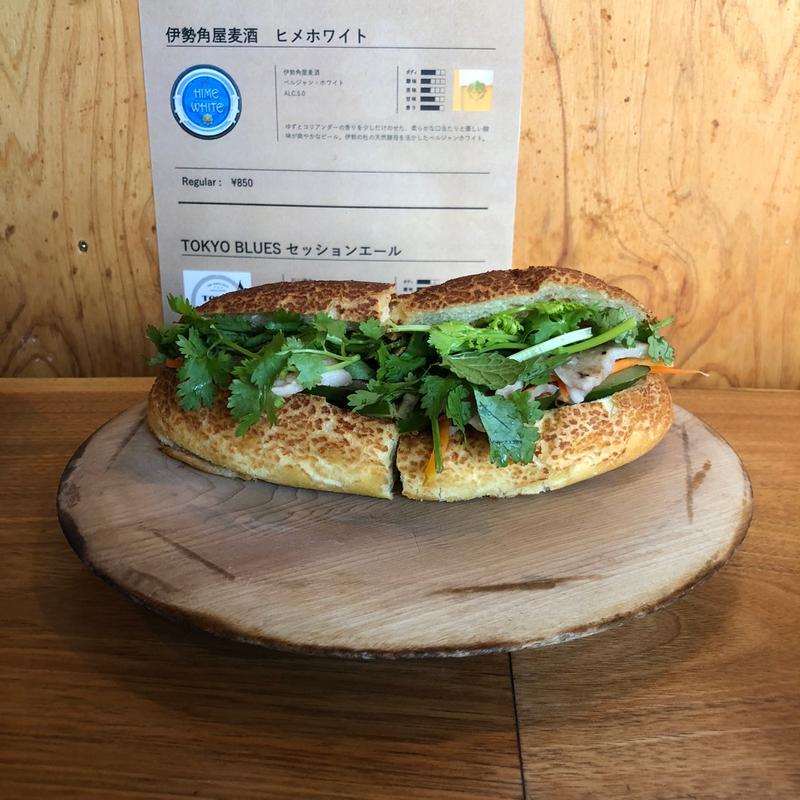 豚バラ肉バインミー(スタンドバインミー)