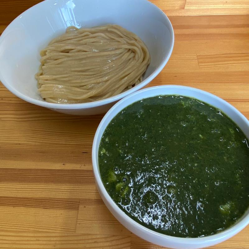 グリーンカレーつけ麺(桐ちゃん製麺)