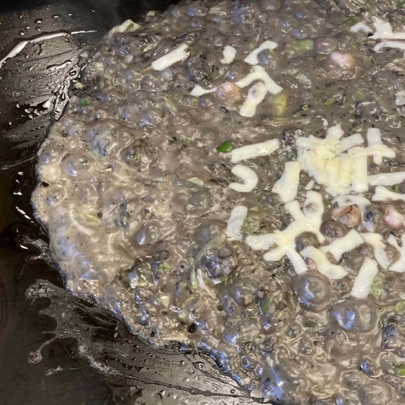 いか墨もんじゃ(月島もんじゃ もへじ 町田)