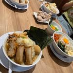 塩ラーメン　並　トッピング　煮卵　魚粉