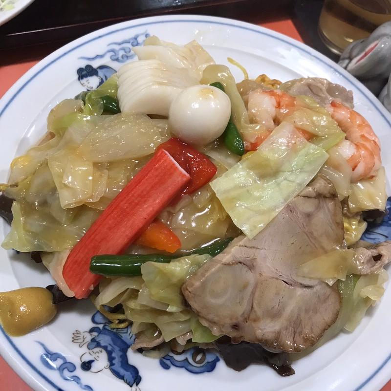 五目焼きそば(萬壽園)