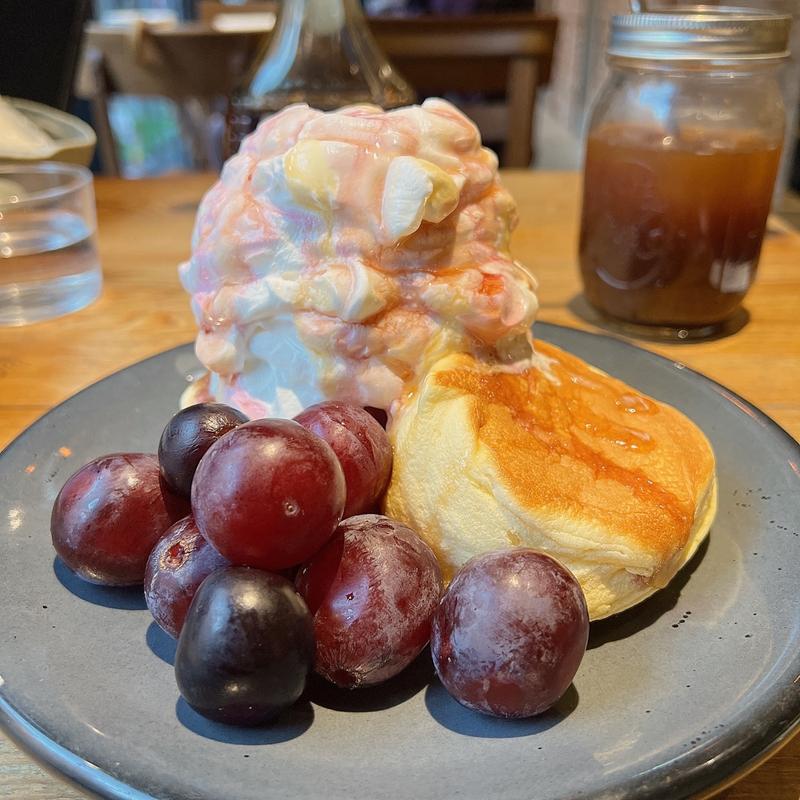 ピオーネのパンケーキ(ESPRESSO D WORKS 池袋)
