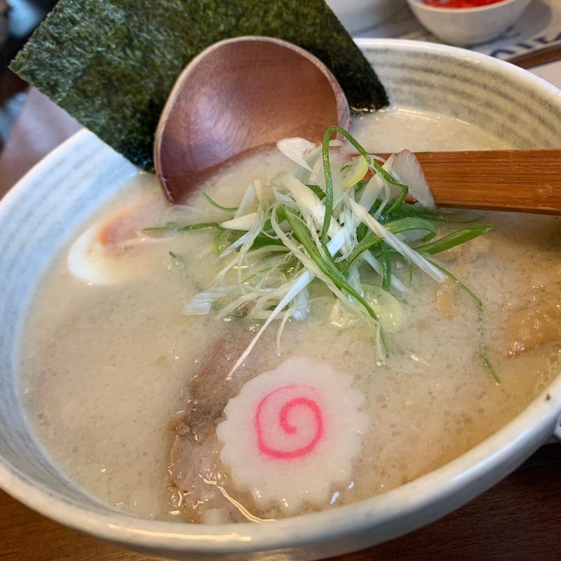 ハーフ背脂塩とんこつ　セットチャーハン(らーめん 海鳴(うみなり))