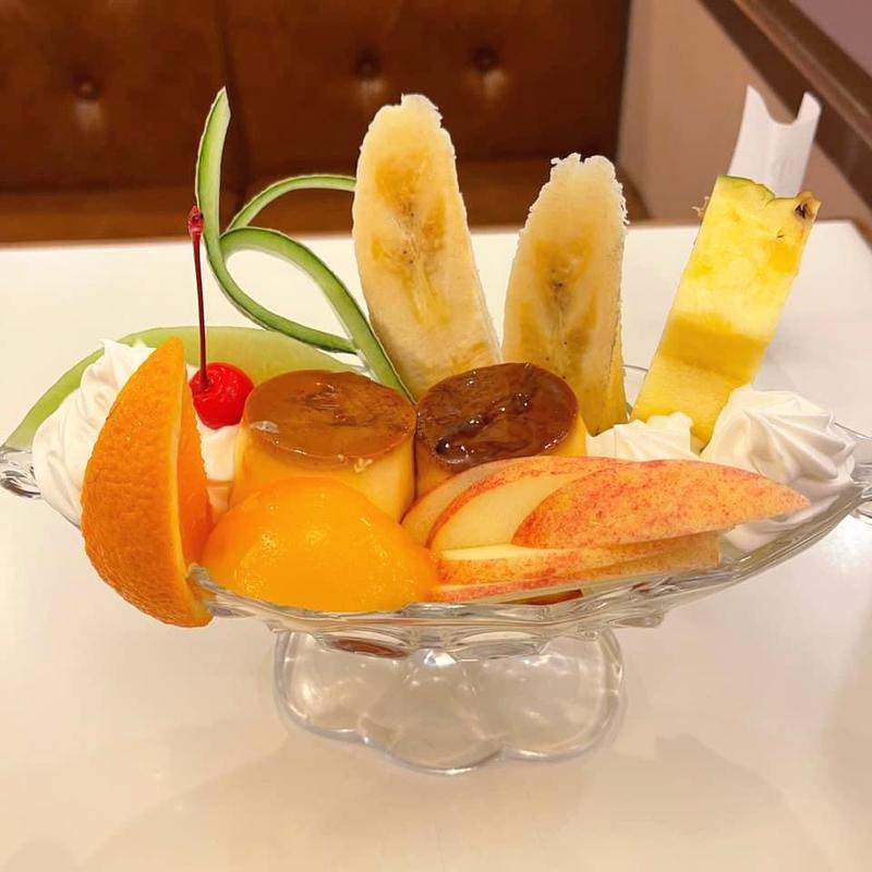 プリン・ア・ラ・モード(イワタコーヒー店)