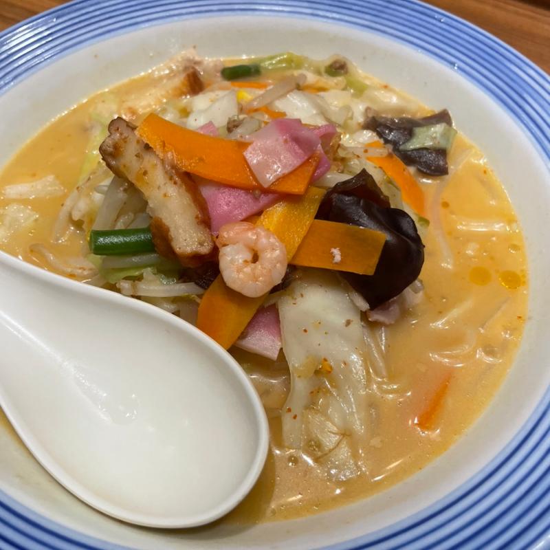 ピリ辛ちゃんぽん(リンガーハット 川崎塩浜店)