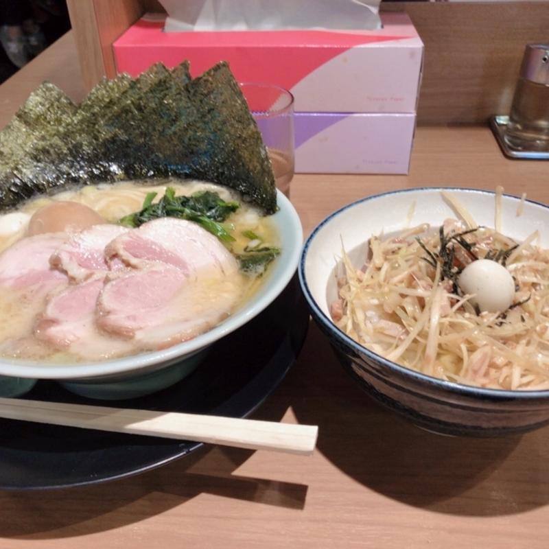 maxラーメン塩　ミニネギチャー丼(町田商店 仲町台店)