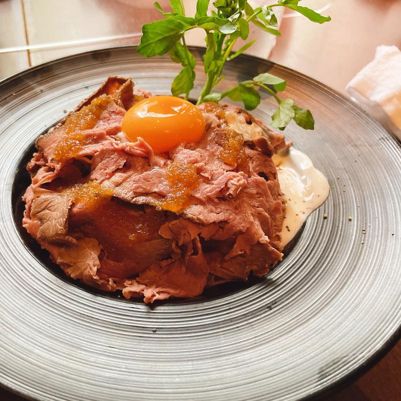 ローストビーフ丼セット(RISTORANTE Orobianco)