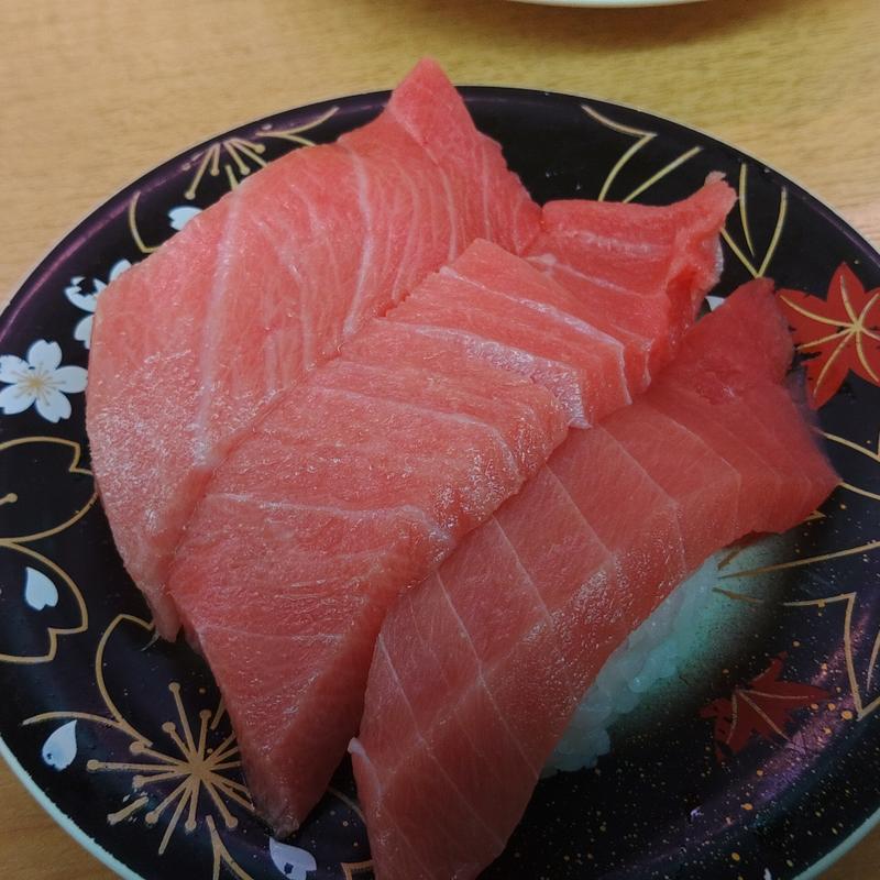 まぐろセット(回転寿司森田 那珂湊1号店)