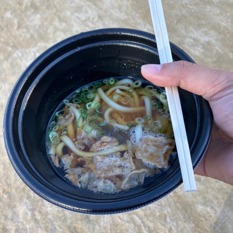 かすうどん（小）(焼肉ホルモン龍の巣 心斎橋本店)