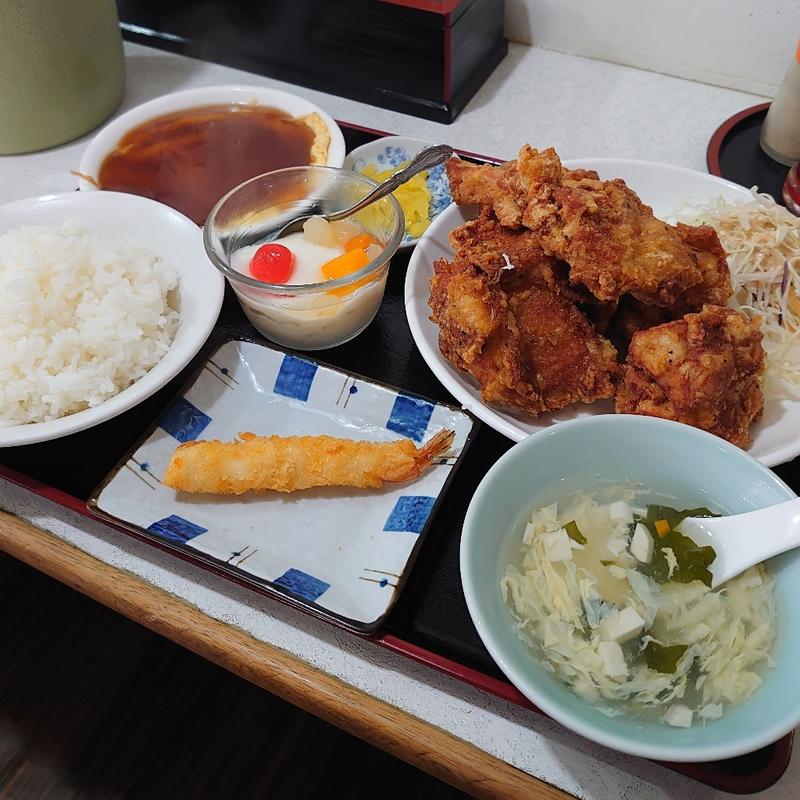 唐揚げ定食(中国台湾料理 福都 筑西店 )