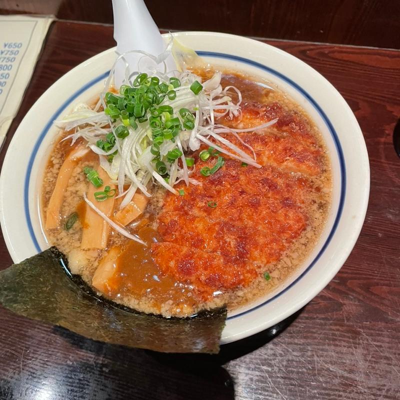 カツカレーラーメン(いかりや )