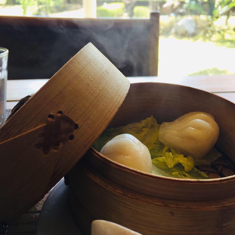 海老蒸し餃子(ドラゴンキッチンダイナスティ 光の森店 )