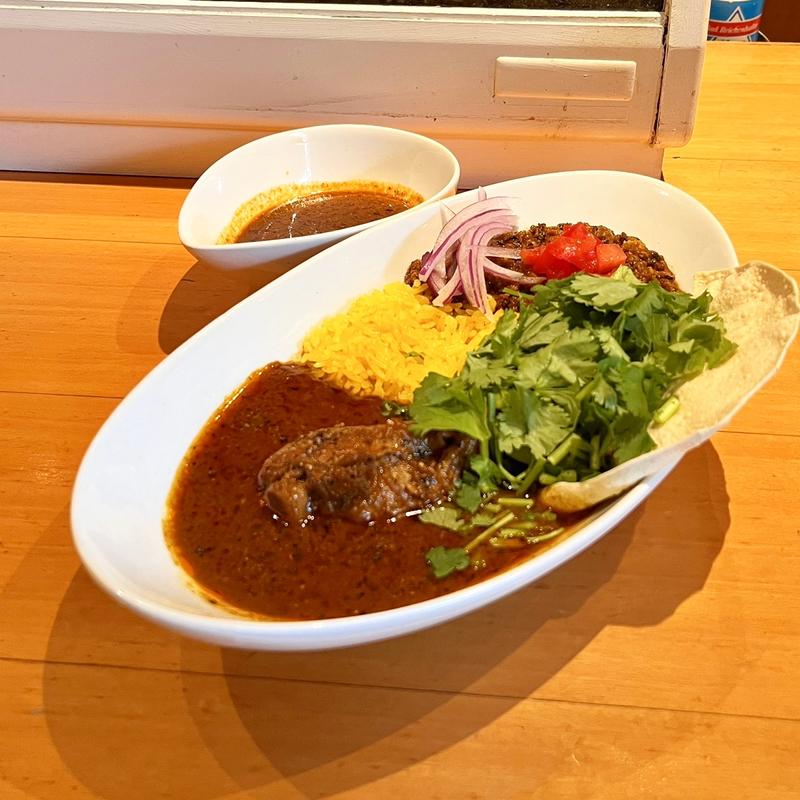 チキンとキーマ(ダン カレー)