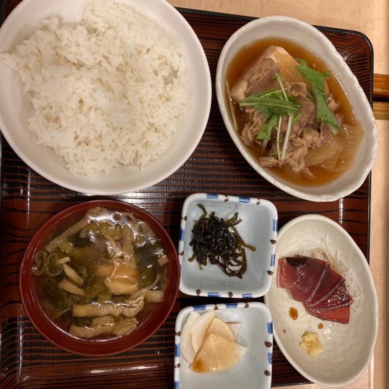 肉豆腐定食(かぶき)