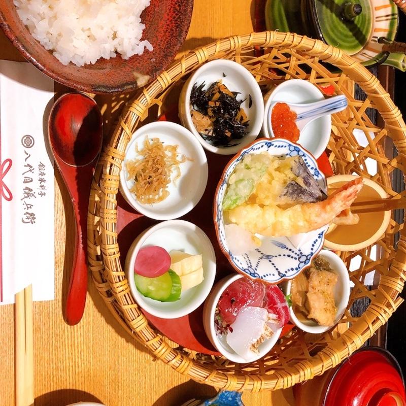 儀兵衛のかご盛り銀シャリ御膳(銀座米料亭 八代目儀兵衛 )