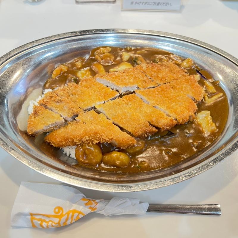 シーフードカレー　後乗せカツトッピング(カレーショップ インデアン 愛国店)