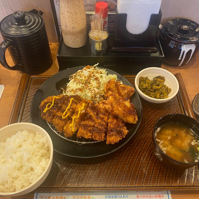 とんから定食(とんから亭 草加柳島店)