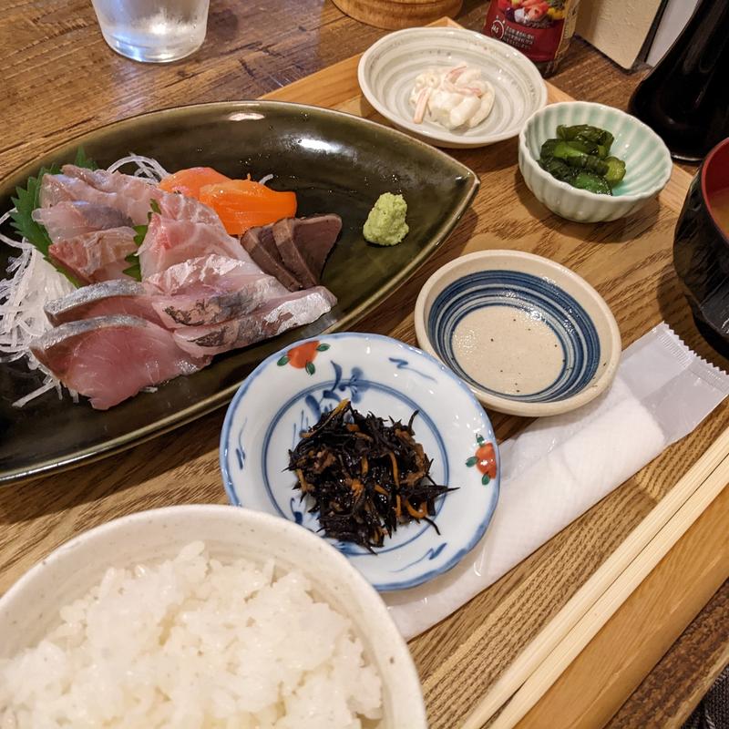 刺身定食(おらい食堂)