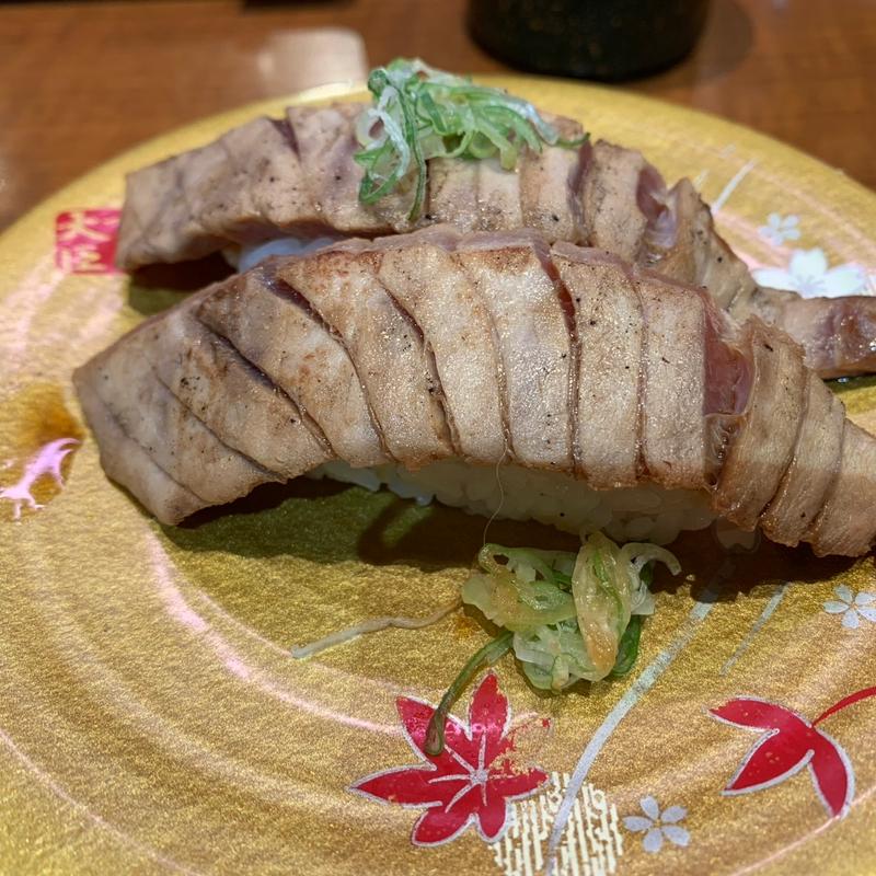 炙りキハダまぐろ(すし大臣 佐賀店 （すしだいじん）)