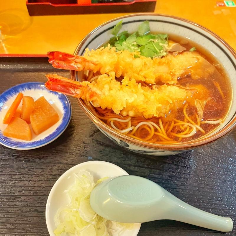 上天ぷら蕎麦(長寿庵)