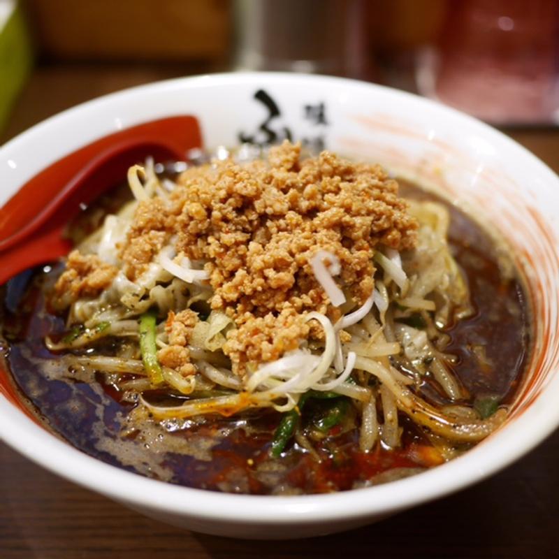 熱旨野菜の黒胡麻味噌担々麺(味噌ラーメン専門 味噌蔵ふくべえ福岡天神大名本店)