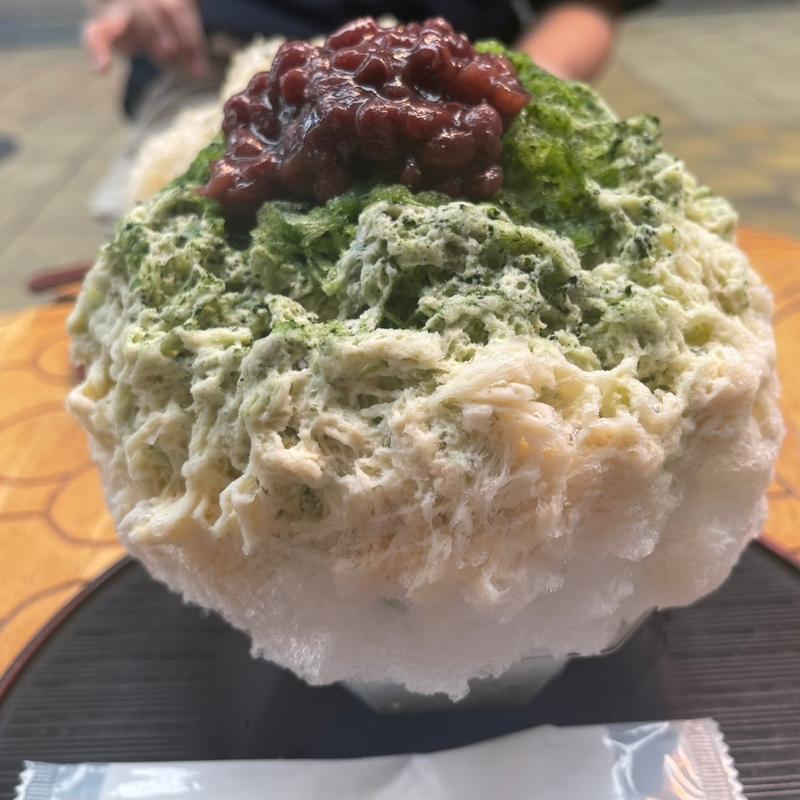 宇治金時＋ミルク(大阪浪花家 )