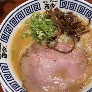 たまり醤油の煮干しそば(麺道 而今 zikon 総本家)