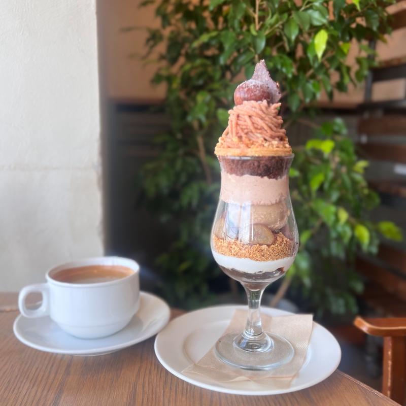 和栗のモンブランパフェ(GOOD PROVISION NEWYORK（グッド プロヴィジョン ニューヨーク）)