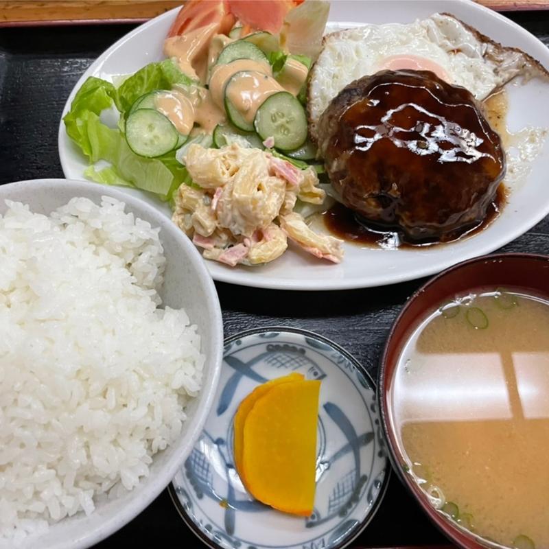 ハンバーグ定食(千成餅食堂 山科店 )