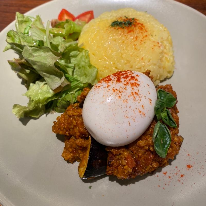 ひかり豚のキーマカレー(スパイス研究所 魚町店)