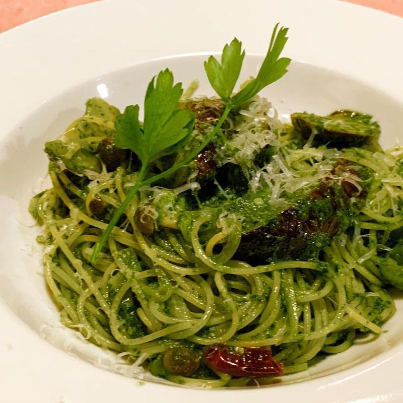 バジリコスパゲティ(らせん屋)