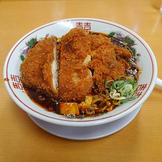 チキンカツ麻婆麺(甲子園 一貫樓)