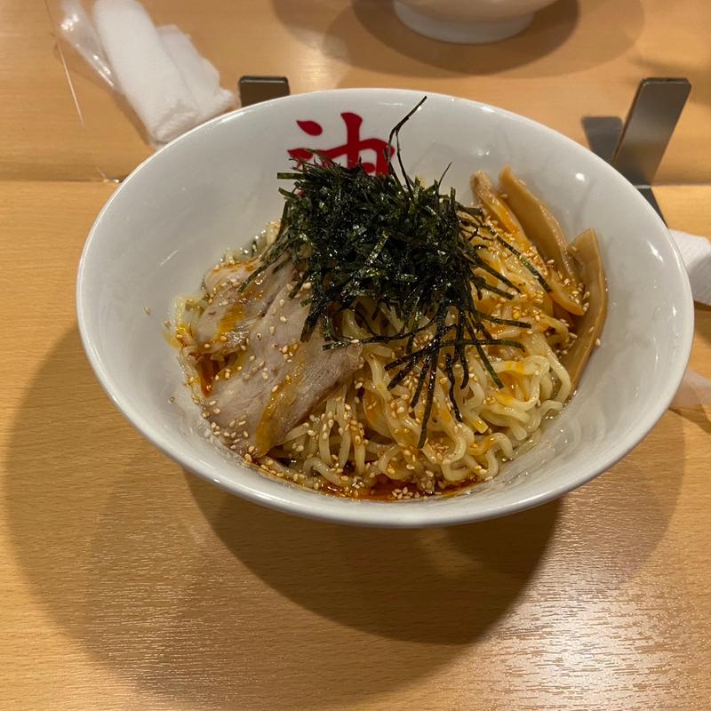 油そば(麺W盛り)(きりん寺 長居店)