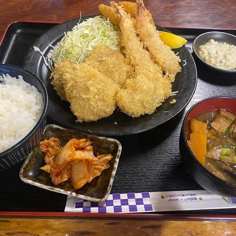 ヒレミックス定食(とんかつ しのざき)