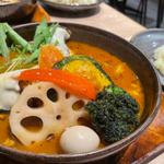 やわらかチキンレッグと9種野菜(スープカレーガラク 中野店 （GARAKU）)