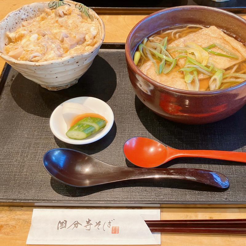 きつねそば ミニ親子丼(国分寺そば)