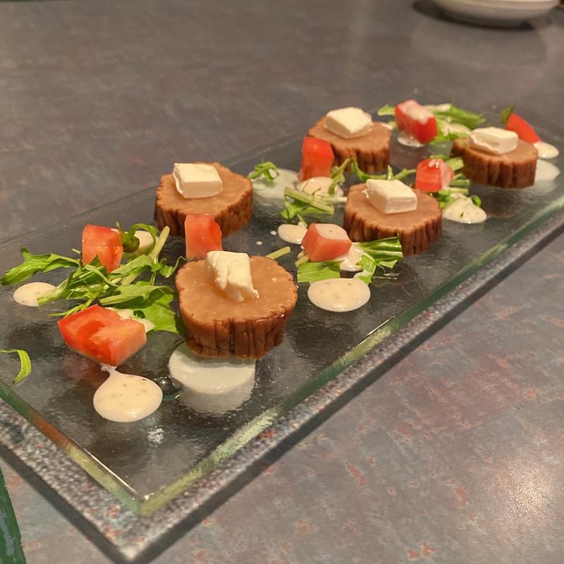 いぶりがっこクリームチーズ(海鮮酒蔵 炉庵 （かいせんしゅぞう ろあん）)