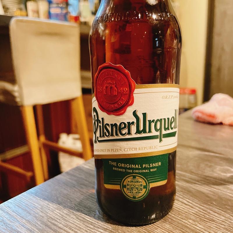 瓶ビールピルスナーウルケル(Osteria Lauro)