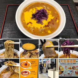 札幌味噌南瓜ラーメン(MEN-EIJI HIRAGISHI BASE (麺eiji 平岸ベース))