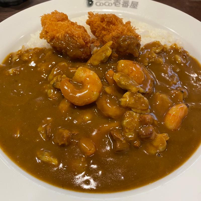 海の幸カレー(CoCo壱番屋プラムガーデン花見店)