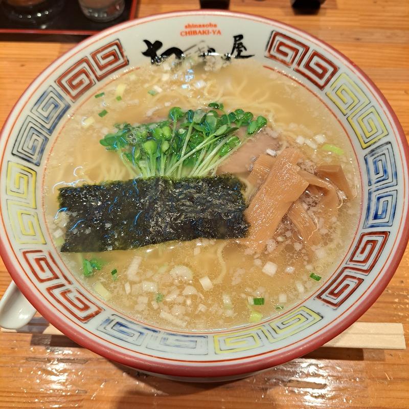 支那そば 塩(ちばき屋 仙台店 （ちばきや）)