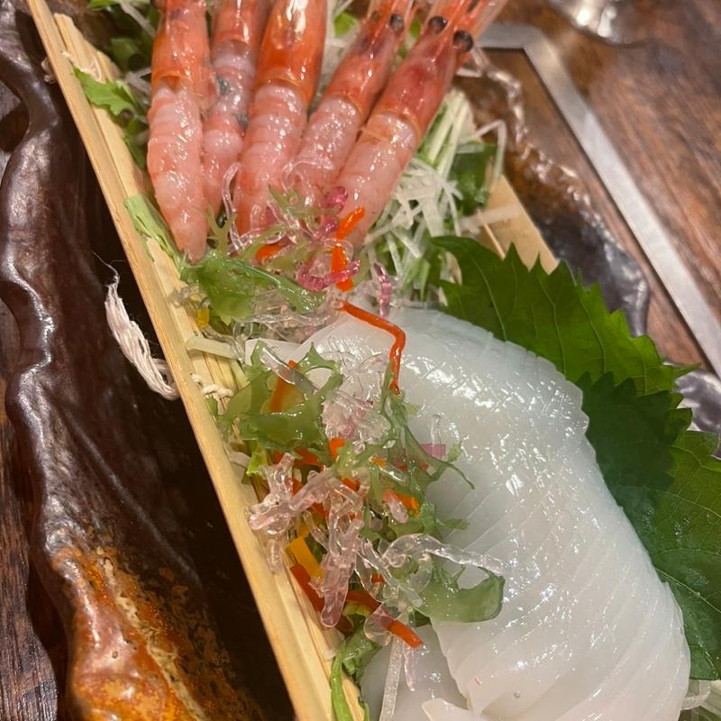 甘エビのけんさきの造り(司 )