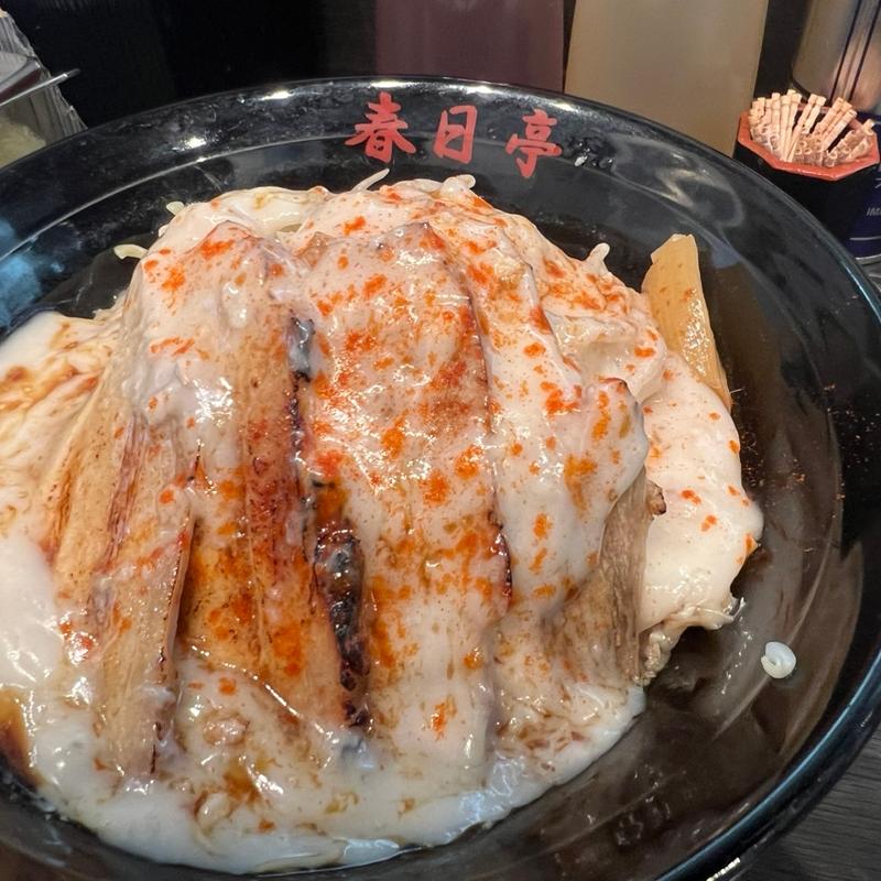 炙りとりとん油そば(春日亭 神保町店)