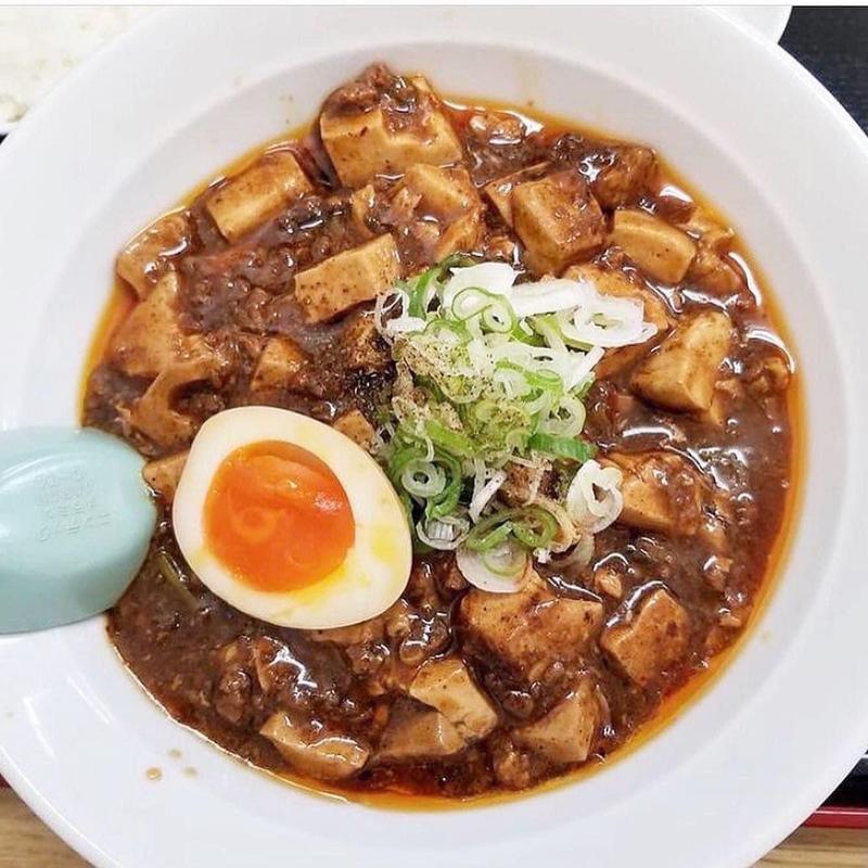 四川麻婆豆腐＋ライス(青竹手打ちラーメン麺屋貴)