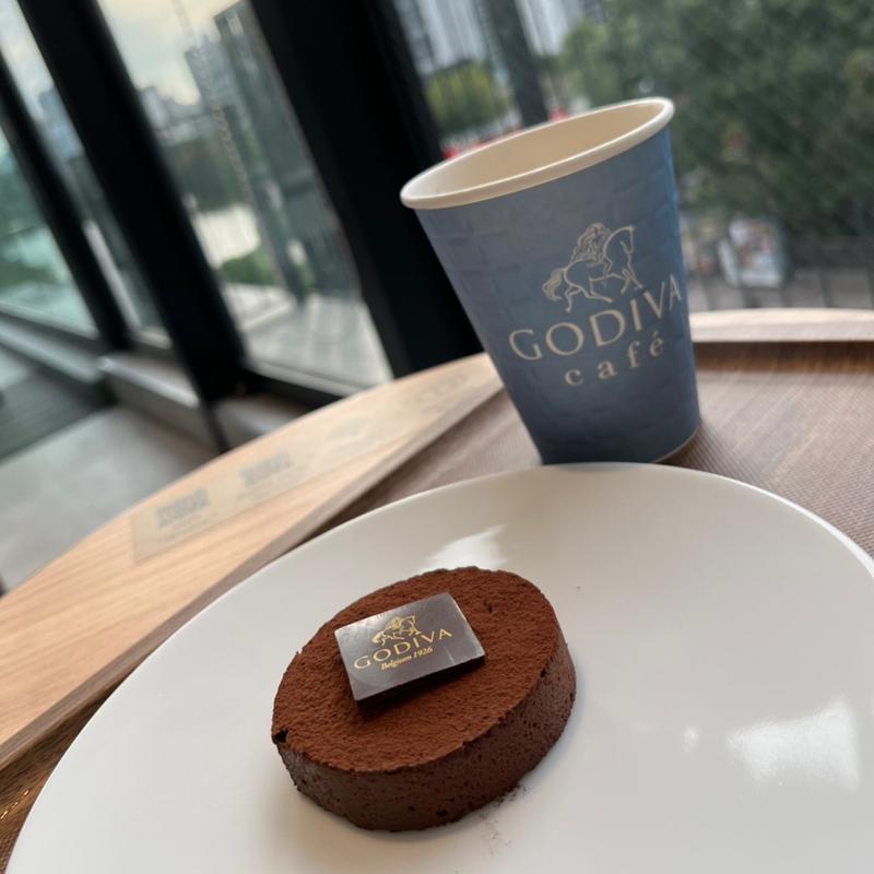 ムースショコラ(GODIVA cafe Iidabashi)