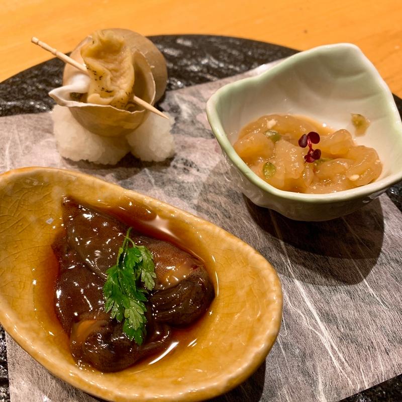 富山珍味三種盛り(八兆屋 駅の蔵 富山駅店)