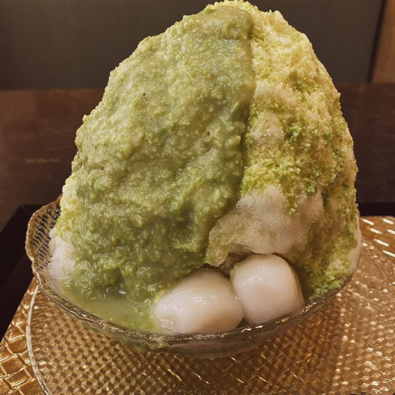 ずんだと枝豆ミルク(茶寮 億万)