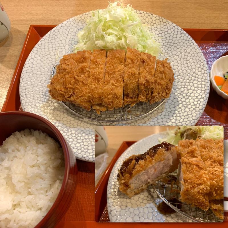 ロースカツ定食(晴のちカツ)